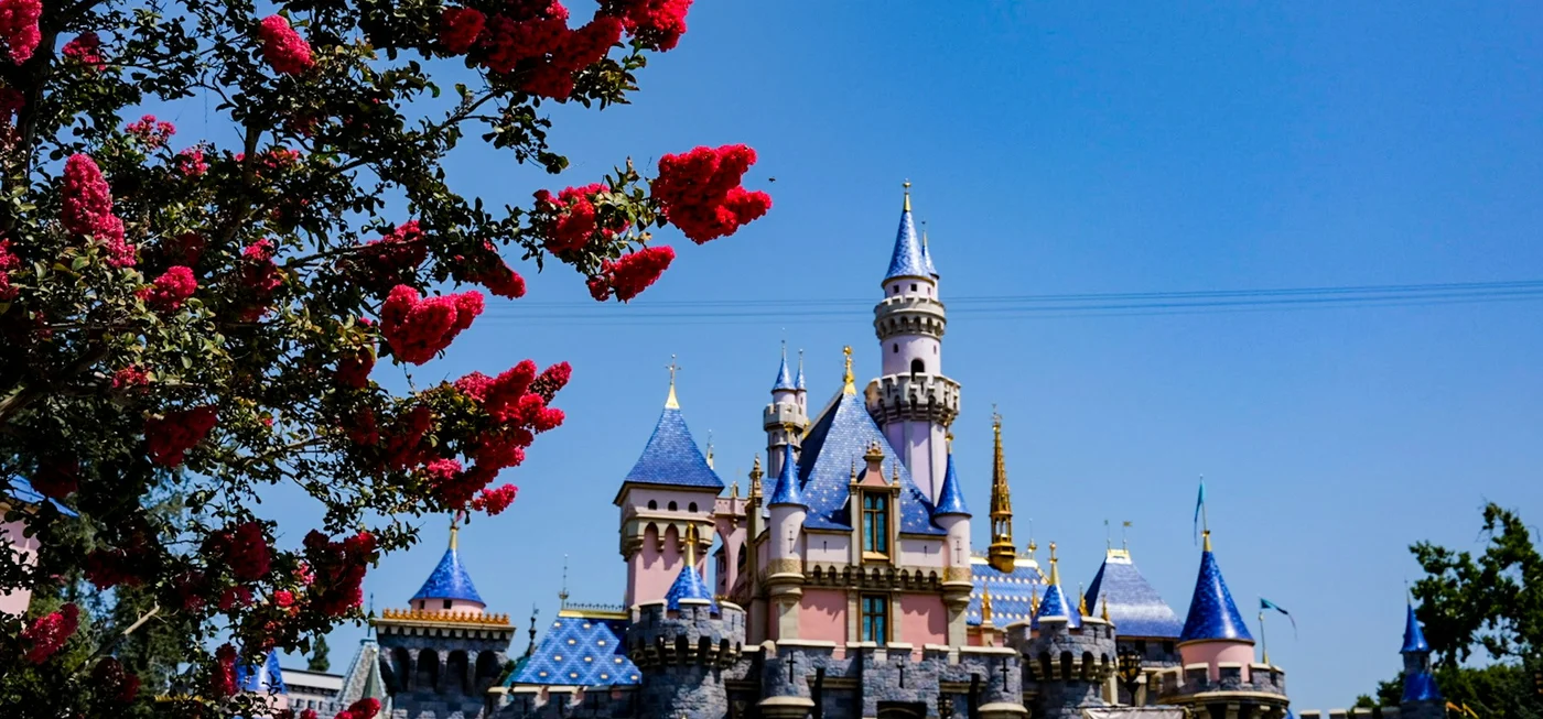 Sleeping Beauty Castle at Disneyland in Anaheim