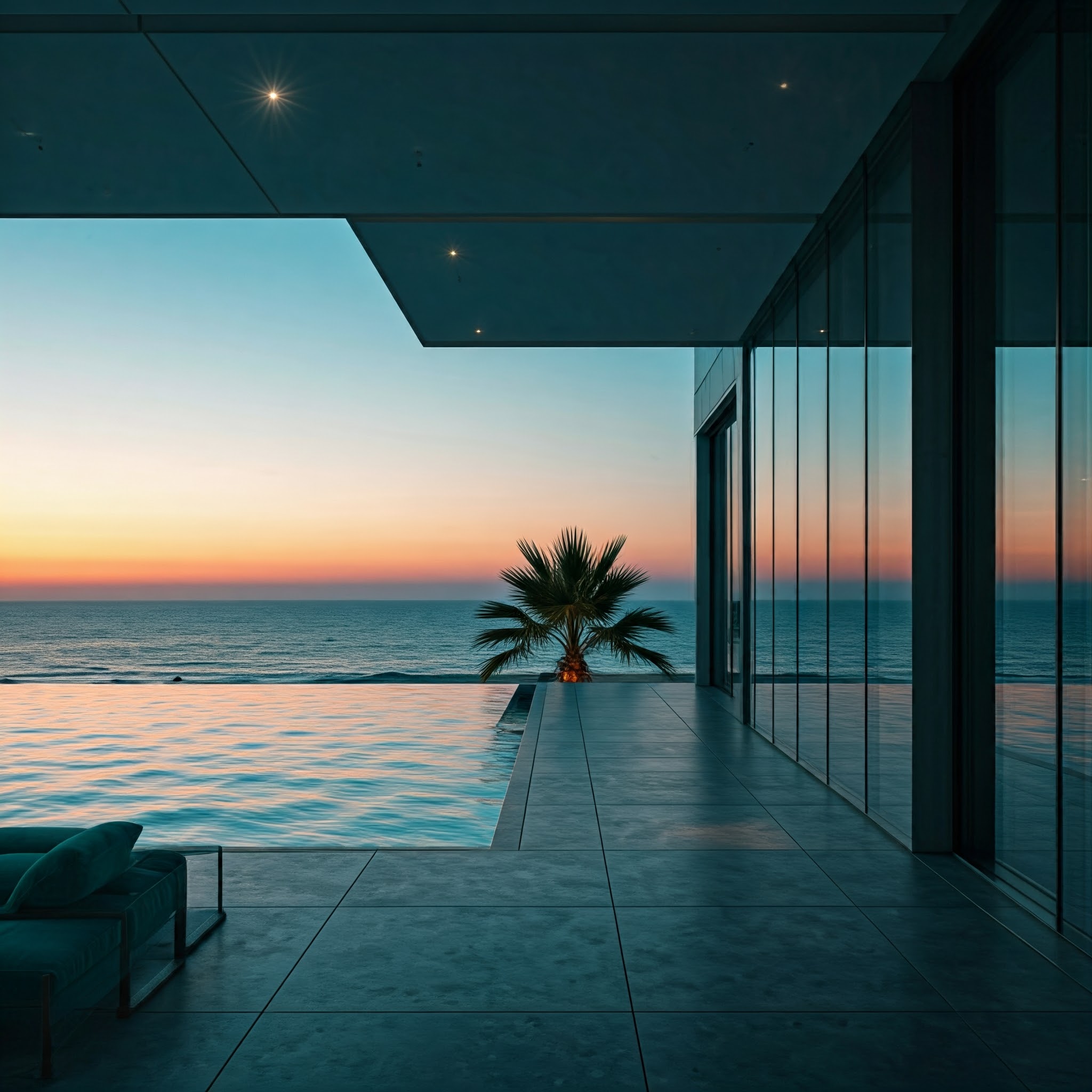 Luxury beachfront villa